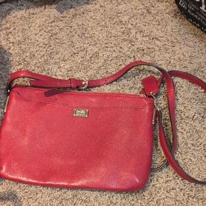Coach Cherry Red Crossbody Bag